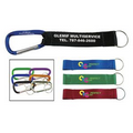 Carabiner W/Printed Strap